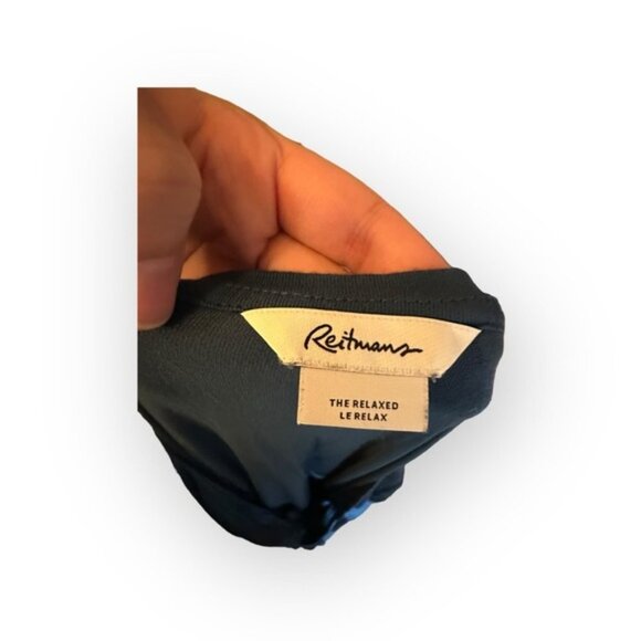 Women’s 3X Turquoise Blue Dolman Sleeve Drop Shoulder Flowy Hip Tie Top 22 24 - Picture 7 of 7